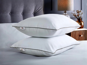 Hotel housekeeping with premium folded linens